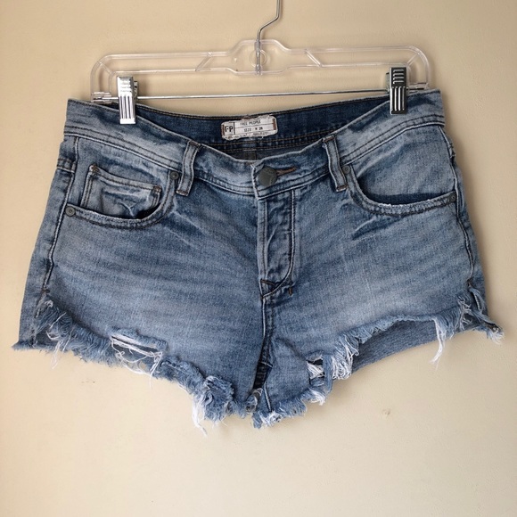 Free People Pants - Free People Distressed Shorts - EUC
